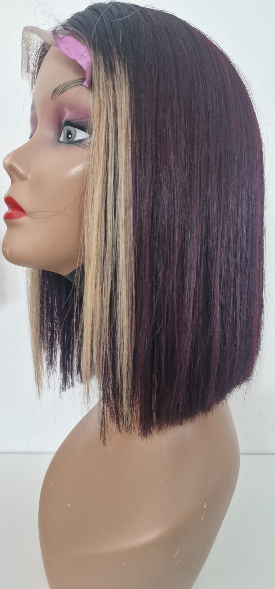 99J Burgundy Bob Wig Human Hair